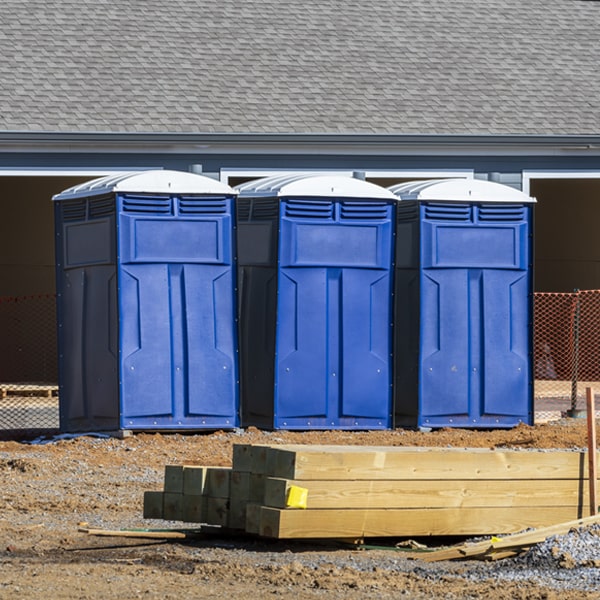 are there any restrictions on where i can place the portable restrooms during my rental period in Sedan